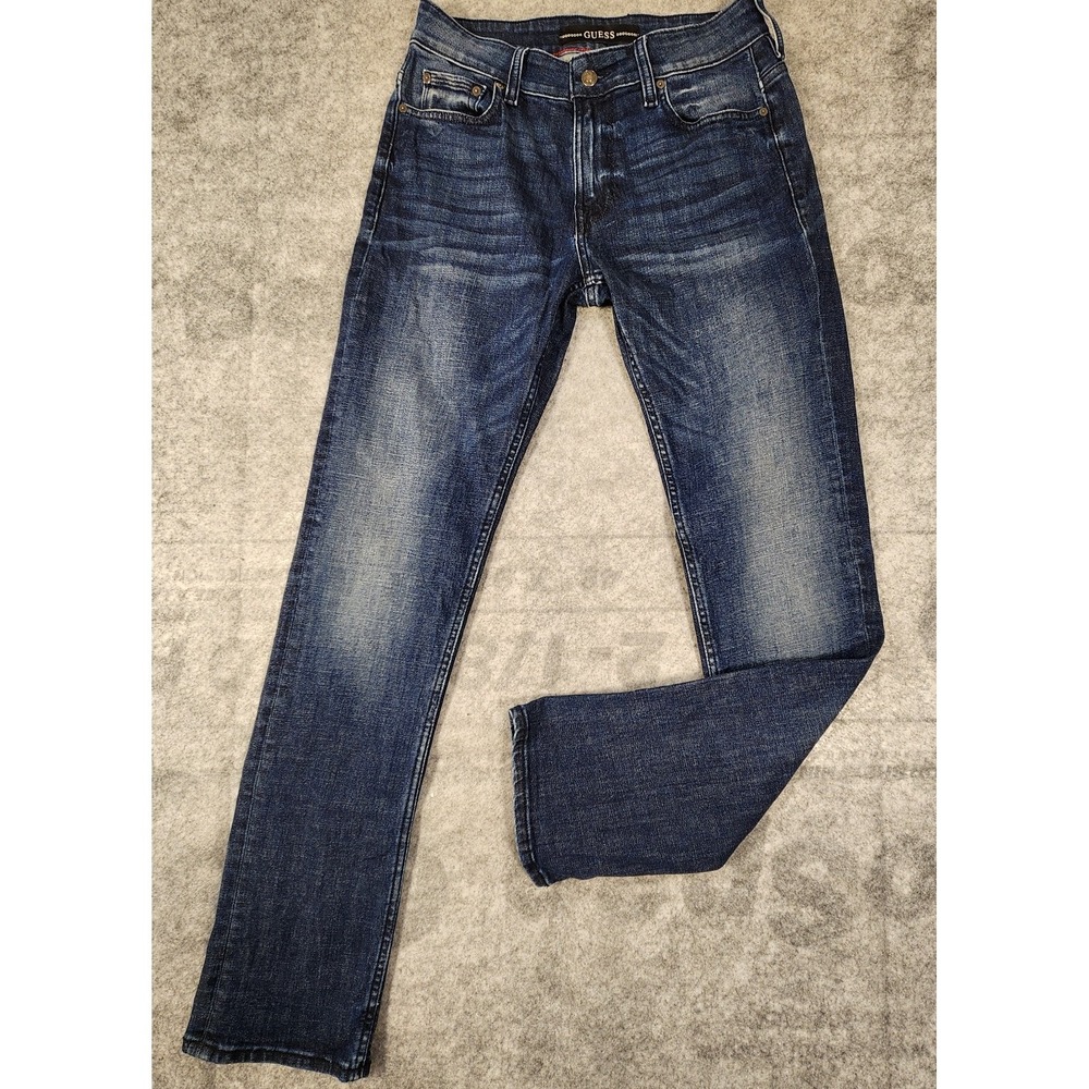 Guess Jeans Men's‎ 30x32 Blue regular straight stretch
